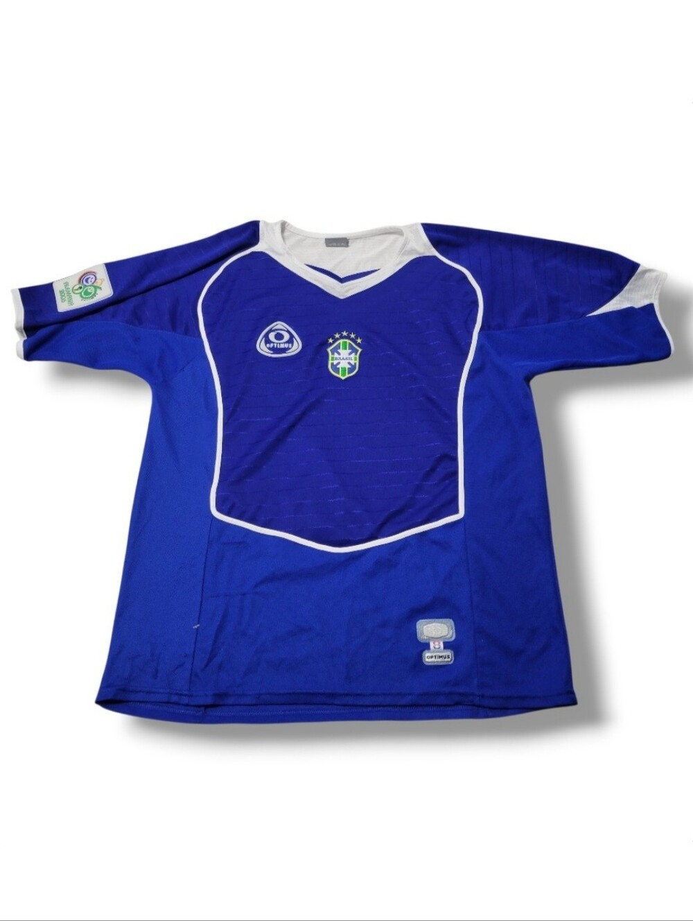 Y2K Vintage Brazil Soccer Jersey Size M 2006 Alemania World Cup Optimus Jersey M